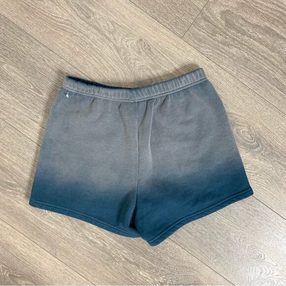 Aritzia TNA Cozy Fleece Perfect High Rise 3” Sweat Shorts Ombre Navy Grey XS - Picture 9 of 15